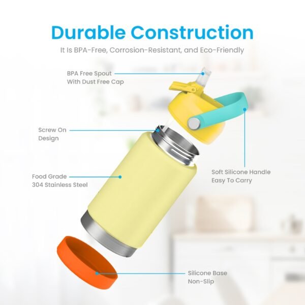 insulated food jar with water bottle