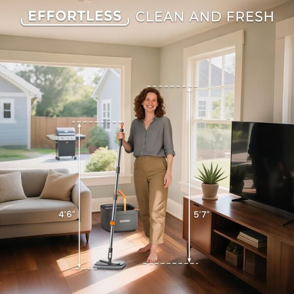 spin mop bucket set