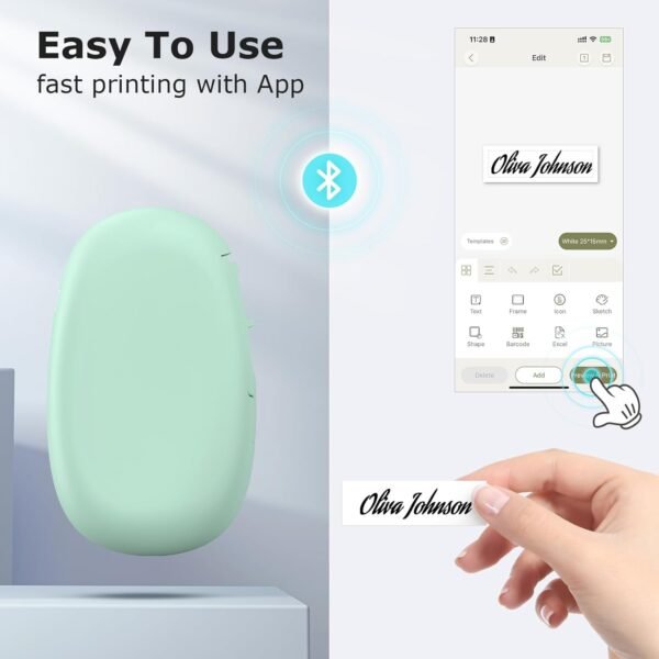 bluetooth label maker machine