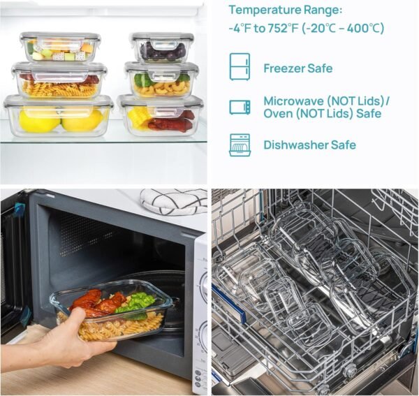 glass meal containers